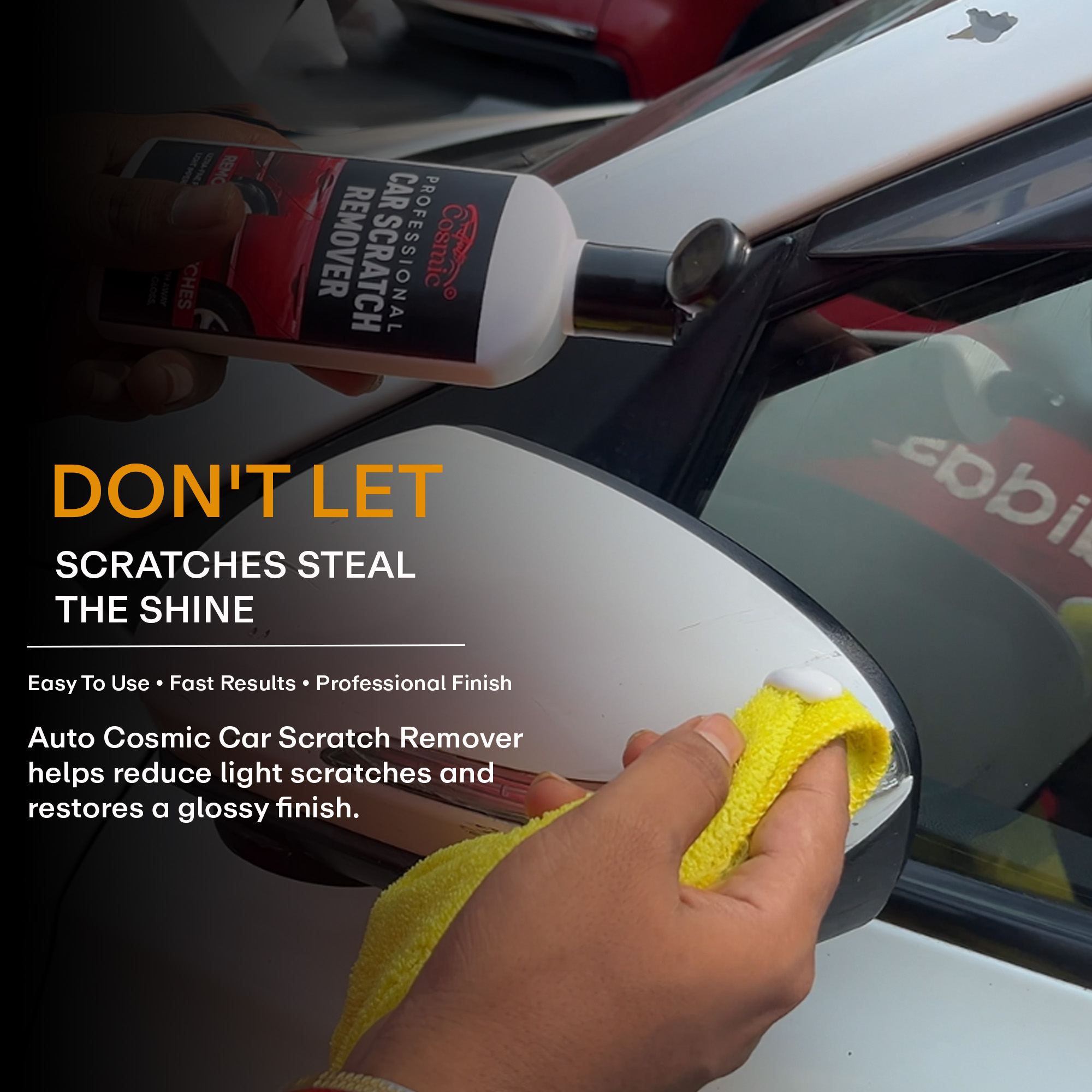 Auto Cosmic Professional Car Scratch Remover – Paint Scratch Repair & Gloss Restoration Compound for Cars and Bikes (100ml)