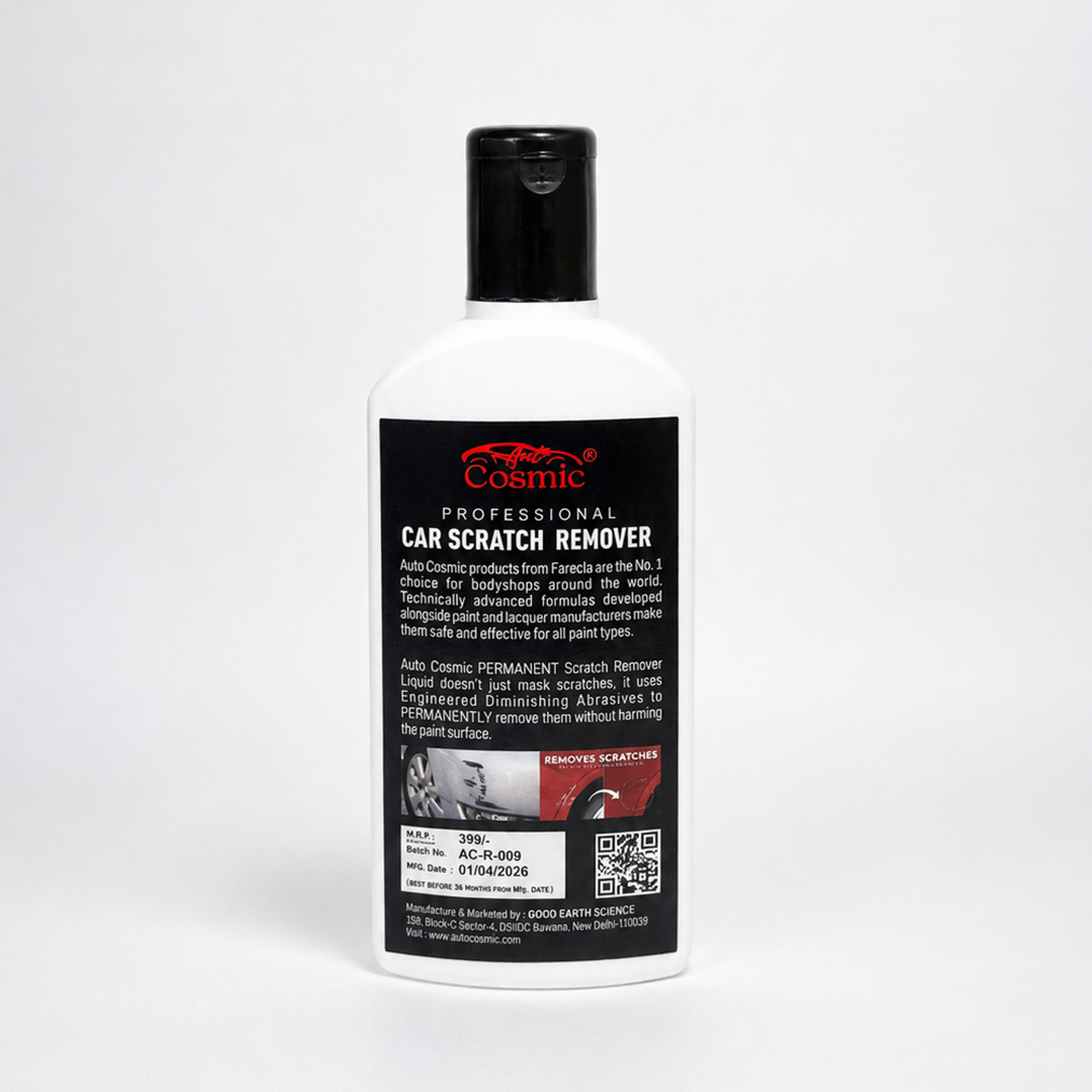 Auto Cosmic Professional Car Scratch Remover – Paint Scratch Repair & Gloss Restoration Compound for Cars and Bikes (100ml)