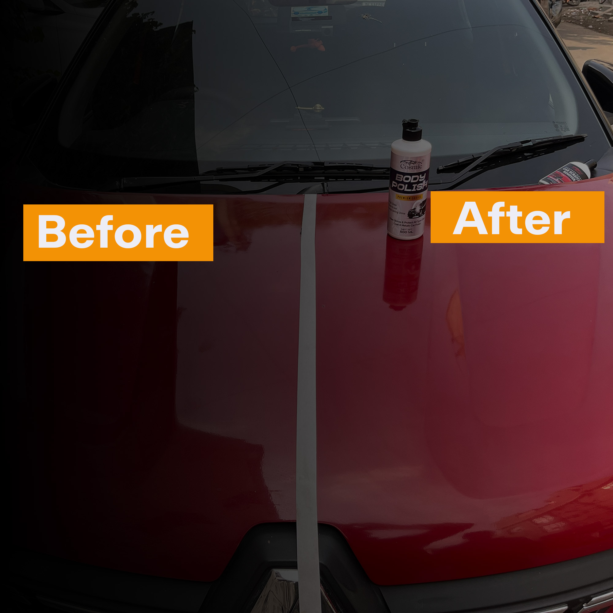 Auto Cosmic Body Polish – Premium High Gloss Car Polish for Paint Protection, Shine Enhancement & Surface Restoration (500ml)